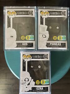 Funko pop Disney parks SDCC LE 1000 haunted mansion set of 3 Gus Ezra phineas