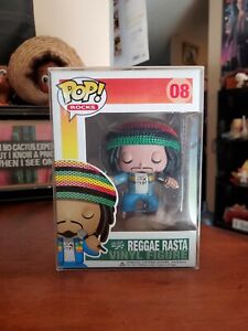 Funko Pop Rocks #08 Reggae Rasta Bob Marley Vaulted Rare Htf