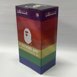 Bearbrick BAPE 25th Anniversary A Bathing Ape 400% Be@rbrick NEW 2018 Chrome