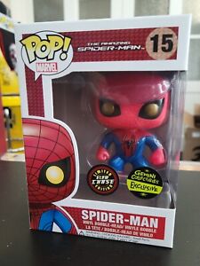 Funko Pop! Spider-Man #15 GEMINI Exclusive Glow Chase LE 1000 -  SPIDEY GRAIL