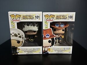 funko pop lot one piece Trafalgar D. Law And Portgas D. Ace