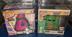 MOTU Eternia Dreams Custom Funko Pops Castle Grayskull & Snake Mountain