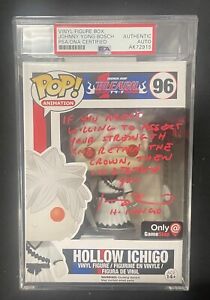 Hollow Ichigo 96 Bleach Funko Pop Signed By Johnny Yong Bosch w/ COA - PSA Encap