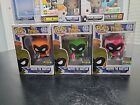 Marvin The Martian Green Orange Pink Duck Dodgers Funko Pop Set 1/1000 & 1/2500