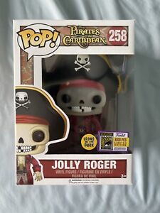 Jolly Roger (258) 2017 SDCC Exclusive Glow GITD Funko Pop LE 1000 W/ STACK Mint