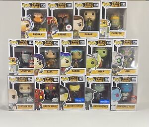 Star Wars Rebels Funko Pop Lot/Set of  14 Includes Ezra & Thrawn