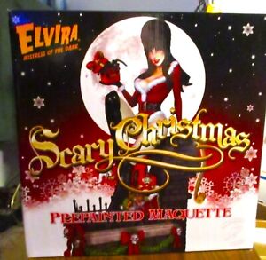 ELVIRA MISTRESS OF THE DARK SIDESHOW SCARY CHRISTMAS MAQUETTE CASSANDRA PETERSON