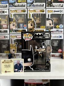 MICHAEL KEATON AUTOGRAPHED BATMAN 1989 80 YEARS #275 SIGNED FUNKO POP