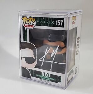 Keanu Reeves signed Funko Pop Neo The Matrix rare authentic grail collectible