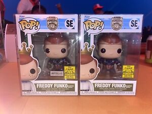 Freddy Funko As Captain America Metallic And Common Set Fundays Box Of Fun