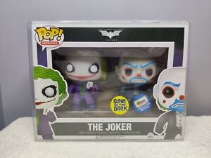 Funko Pop The Joker & Bank Robber Joker Glow in the Dark Gemini Exclusive 2 Pack