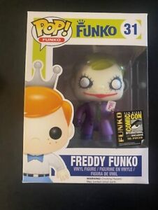 Funko Pop Freddy Funko #31 Joker Comic Con 2014 Exclusive San Diego ONLY 96 VHTF