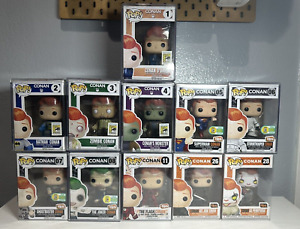 Funko Pop! TBS Conan O'Brien SDCC Exclusive Lot (Batman, Superman, Monster, etc)