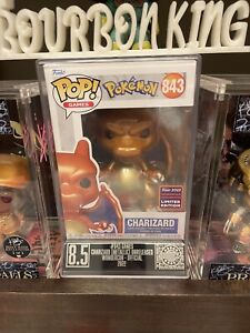 ???Charizard Metallic Funko Pop  - PSA Graded 8.5??? Unreleased Wondrous