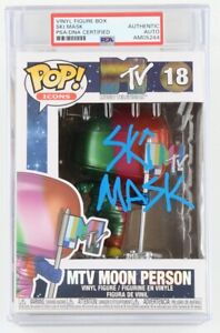 Ski Mask The Slump God MTV Moon Person #18 Signed Funko PSA Encapsulated