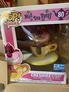 Funko Pop, Rides Mad Tea Party #80, Cheshire Cat Ltd Ed 2000 Wondercon