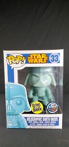 Funko Pop! Star Wars #33 Holographic Darth Vader - Glow in the Dark (Vaulted)