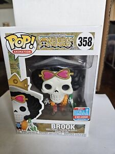 Funko Pop Shonen Jump One Piece Brook 358 2018 Fall Convention Exclusive