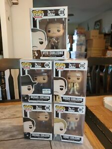 The Godfather Funko Pop Lot of 5.  100% AUTHENTIC!