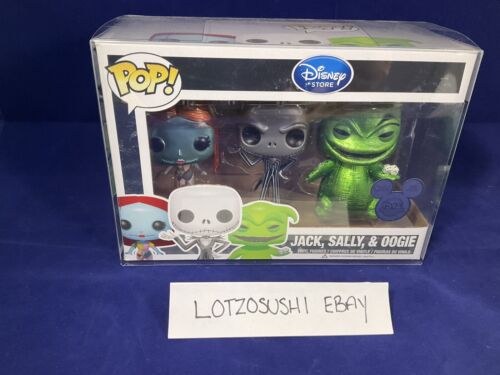 Funko Pop Jack Sally Oogie D23 2013 Metallic Nightmare Before Christmas 500PC