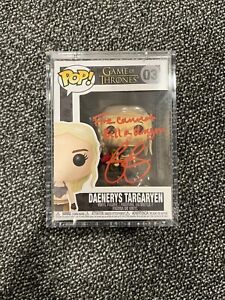 Funko Pop Daenerys Targaryen 03 Game of Thrones GoT Signed Emilia Clarke Auto