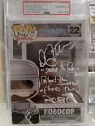 Robo Cop Funko Pop Signed