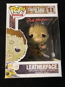 Tobe Hooper Signed Texas Chain Saw Massacre Leatherface 11 Funko Pop  BAS Z27214