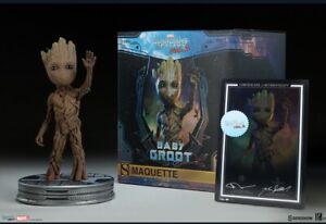 SIDESHOW BABY GROOT Life size MAQUETTE GUARDIANS OF THE  SEALED)