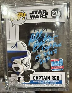 Funko Star Wars Captain Rex Autographed By Dee Bradley Baker