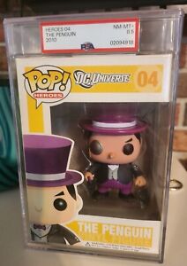 Funko Pop! DC Comics - The Penguin #04 2010 Graded 8.5 NM Vaulted Super Rare