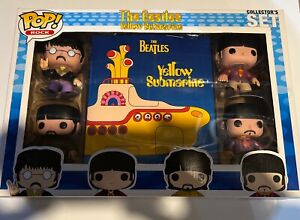 NEW Funko Pop! Rocks The Beatles Yellow Submarine Collector Set Very RARE!