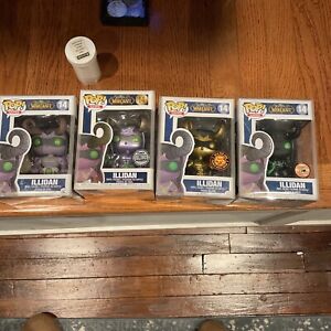 SDCC 2013 Shadow Illidan Funko POP! Black Limited Edition Bundle RARE + Others