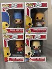 Simpsons Funko Pop Lot *VAULTED* Homer 01 Marge 02 Bart 03 Krusty The Clown 04