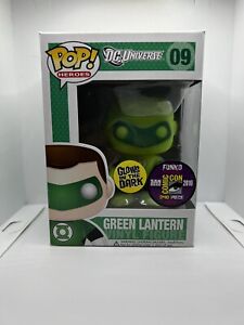 Funko POP Glow Green Lantern  2010 SDCC Exclusive Rare 240pc San Diego Comic Con