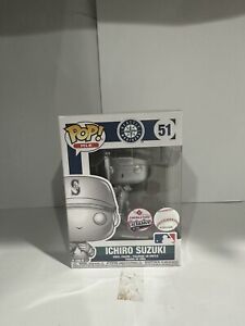 Funko Pop MLB Mariners 51 Ichiro Suzuki Silver 1/51 Perfect Condition