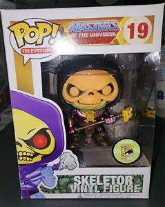 Funko Pop! MOTU #19 Disco Metallic Skeletor 2013 SDCC 1/480 NIB Super RARE VHTF