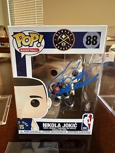 MVP Nikola Jokic Denver Nuggets Signed Funko Insc The Joker W/Hard Stack PSA COA