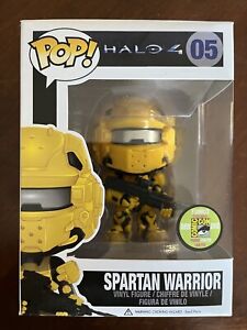 Funko Pop! Halo 4 #05 SPARTAN WARRIOR YELLOW - SDCC 2013 Limited 480 Piece Rare