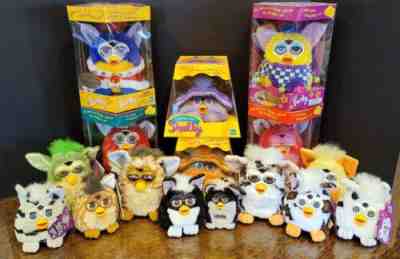 Vintage Furby Lot - NIB/Used - 1999-2001 - Limited Edition Buddies Babies