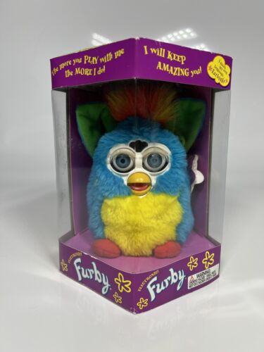 Kid Cuisine Furby LE 500 HOLY GRAIL of Furby Collecting Rare 1999 Tiger OPENED