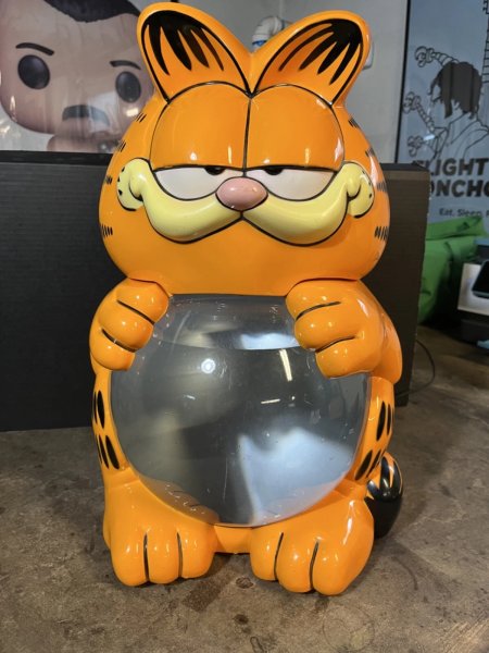 Garfield Fish Bowl Tank with Light. 1978 Paws Inc. 19 in. NO PUMP. See Pics.