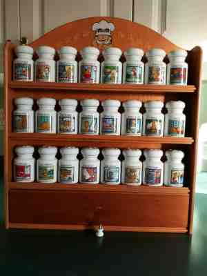Garfield the Cat Danbury Mint Spice Rack New Conditon w/ boxes Never Used NICE!!