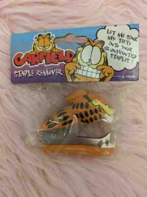 Vintage Garfield Staple Remover by Paws NOS NIP Cartoon Cat Office Supply Kitty