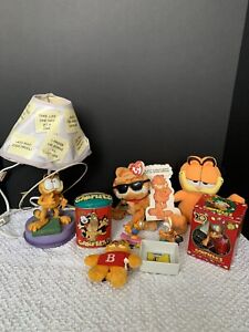 Vintage Garfield Collector Items Lot