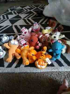 FINE TOY CO RARE BEAN BAG GARFIELD AND FRIENDS 1978