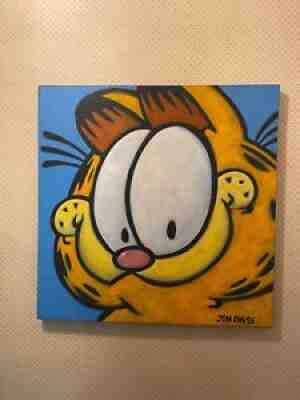 Original Jim Davis Garfield Oil Painting