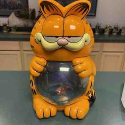 Vintage 18" Garfield the Cat Lighted Fish Tank Aquarium 2 Gallon 1978