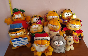 Vtg Garfield Plush Lot Of 11 Dakin 70s 80s Most NEW Old Stock w ORIGINAL TAGS