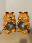 Garfield the Cat 1978 Vintage 18” Lighted Fish Tank Aquarium 2 Gallon X2 Works*