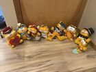 Vintage Lot Of  Garfield & Oddie  Plush, Cool Daddy surfing riding Hood, Etc